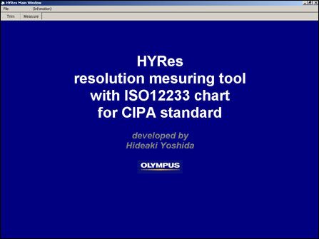 HYRes 3.1 Resolution Test Charts Software Download